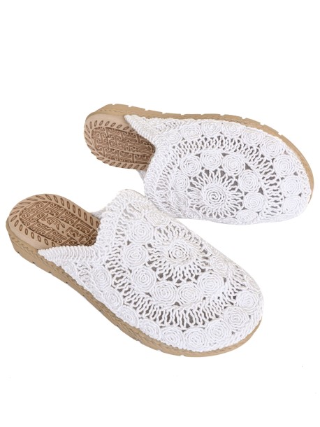 Дишащи чехли - бели