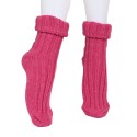 Дебели вълнени чорапи в розово