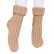 Дебели вълнени чорапи в бежово