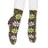 Зимни вълнени чорапи за жени в зелено и жълто