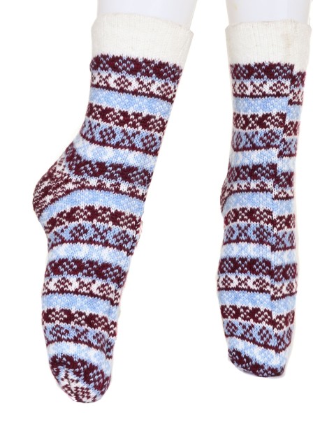 Коледни вълнени чорапи