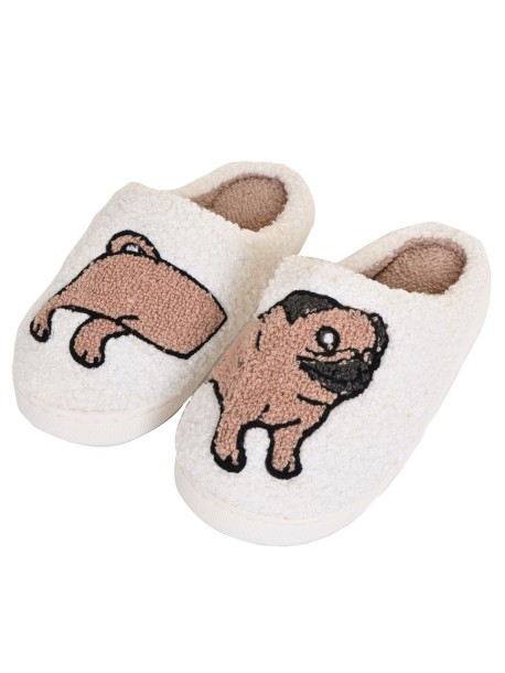 Пантофи с куче булдог