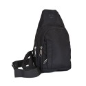 Мъжка чанта през рамо - Черна