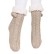 Дебели домашни чорапи в бежов цвят