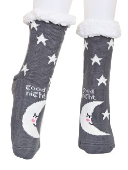 Поларени чорапи в сиво