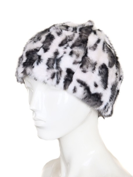 Елегантна дамска шапка в сиво