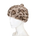 Елегантна дамска шапка в бежово