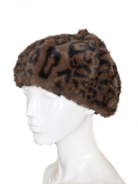 Елегантна дамска шапка в кафяво