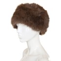 Класическа зимна шапка за жени - кафява