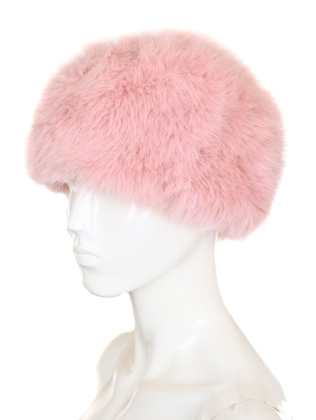 Класическа зимна шапка за жени - розова