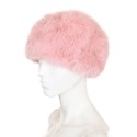 Класическа зимна шапка за жени - розова