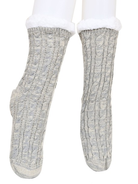 Дебели Термо чорапи - сиви