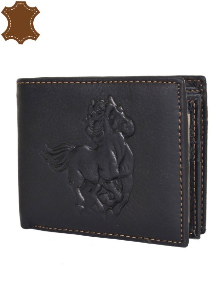 Луксозен портфейл за мъже в черен цвят