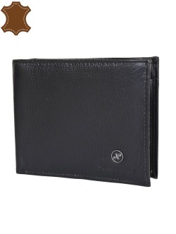 Черен мъжки портфейл от естествена кожа