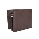 Кафяв мъжки портфейл от естествена кожа