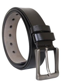 Елегантен мъжки колан с метална тока