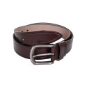 Мъжки колан от естествена кожа за дънки - Кафяв