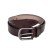 Мъжки колан от естествена кожа за дънки - Кафяв