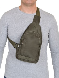Мъжка чанта през рамо - Зелена
