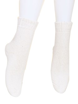 Детски вълнени чорапи - бели