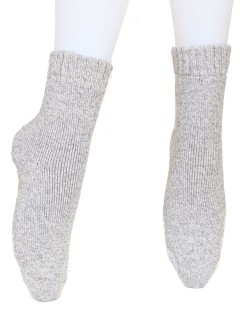 Детски вълнени чорапи - светло сиви