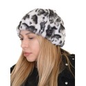Елегантна дамска шапка в сиво