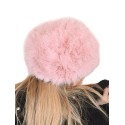 Класическа зимна шапка за жени - розова
