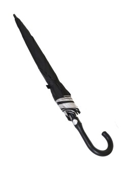 Голям чадър в черен цвят