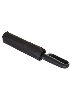 Черен ветроустойчив чадър