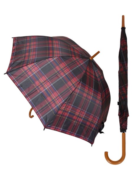 Чадър за дъжд на каре - Черен цвят