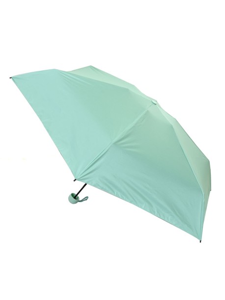 Джобен чадър в зелен цвят