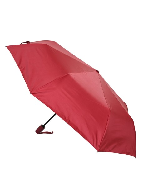 Автоматичен ветроустойчив чадър - червен