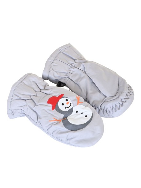 Детски ръкавици без пръсти - сиви