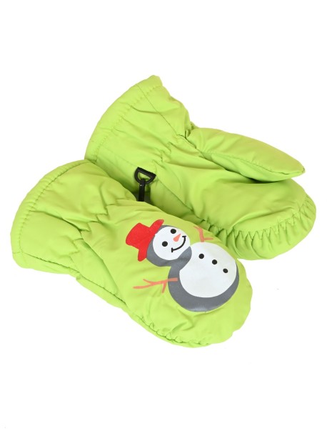 Детски ръкавици без пръсти - зелени