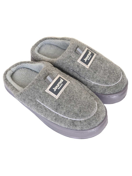 Голям размер мъжки пантофи в сиво | Vodo.bg