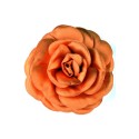 Оранжева брошка Роза