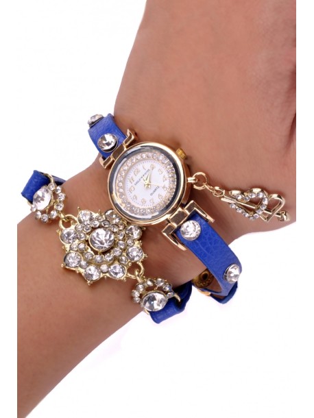 Часовник Али синьо V0129