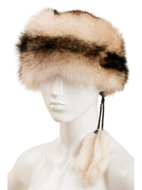 Шапка от естествен косъм - лисица