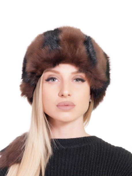 Агнешка шапка - кафява