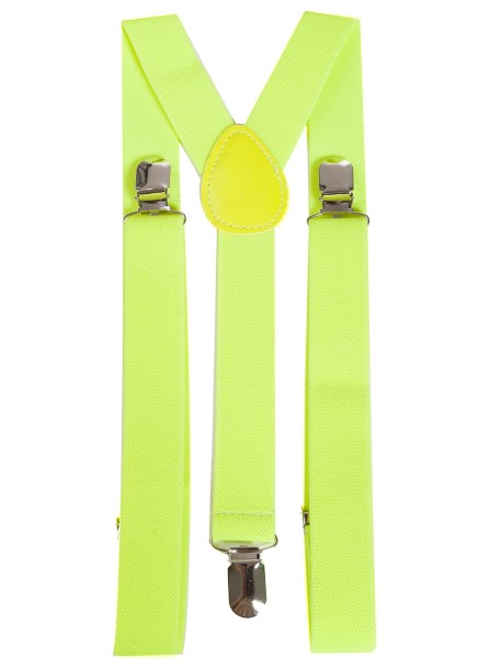 Дамски тиранти - сигнално жълти