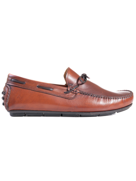 Елегантни мокасини - кафяви