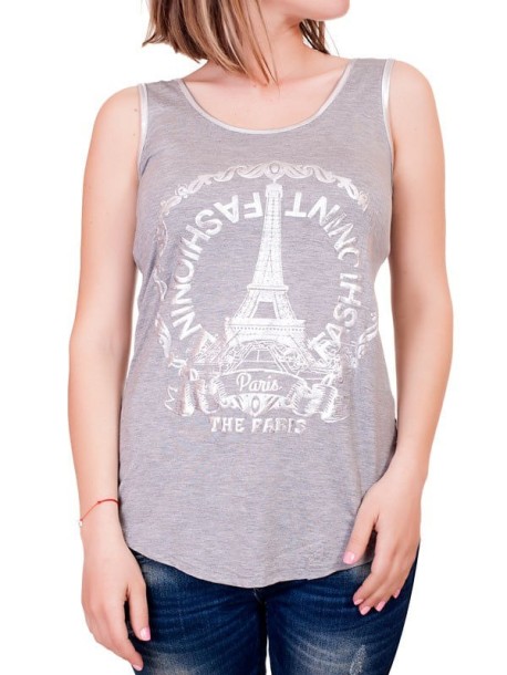 Сив дамски потник Paris