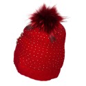 Шапка с помпон