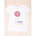 Бяла дамска тениска Foggy