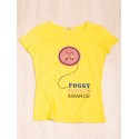Жълта дамска тениска Foggy