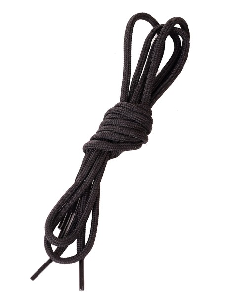 Обли връзки за обувки - черни