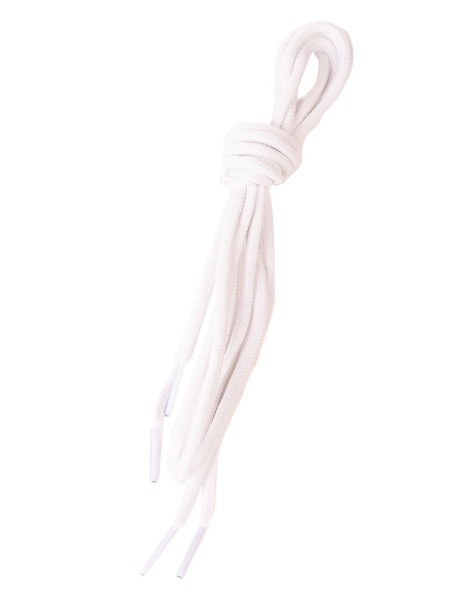 Обли връзки за обувки - бели