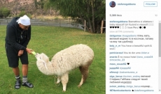 Мода сандали обути върху чорапи от Стефано Габана.